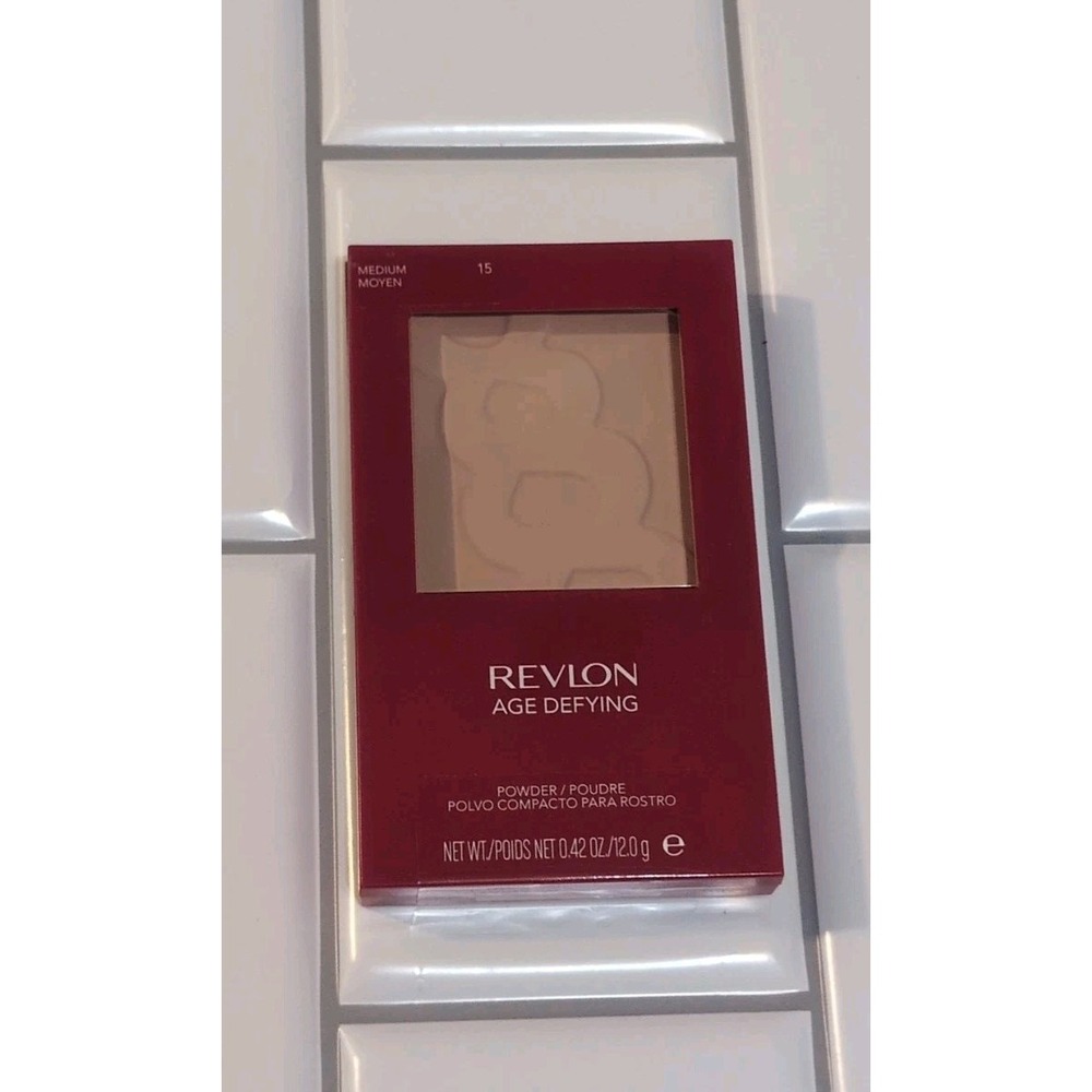 Revlon Age Defying Powder Facial Makeup Medium 15 New Sealed Net .42 Oz